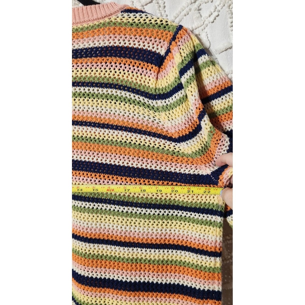 Eloquii Striped Knit Multicolored Blouse – Size 18 - Picture 7 of 10